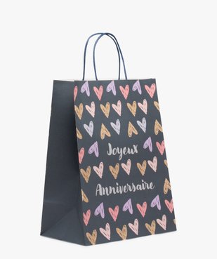 Sac cadeau anniversaire enfant motifs coeurs  vue1 - GEMO (ACCESS) - GEMO