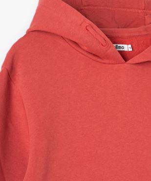 Sweat molletonné à capuche garçon vue2 - GEMO (JUNIOR) - GEMO