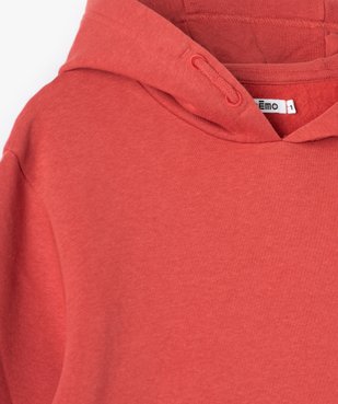 Sweat garçon molletonné avec capuche vue2 - GEMO (JUNIOR) - GEMO