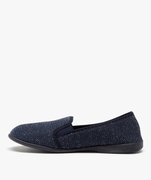 Pantoufles femme à petits pois brillants vue3 - GEMO(HOMWR FEM) - GEMO