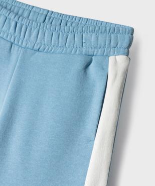 Pantalon de jogging avec bandes contrastantes fille vue3 - GEMO 4G FILLE - GEMO