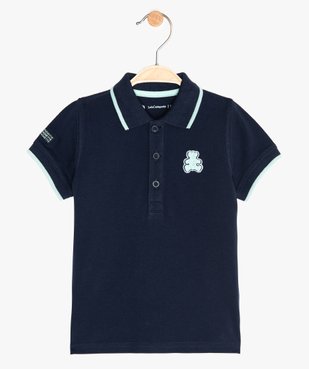 Polo bébé garçon en coton piqué – Lulu Castagnette vue1 - LULUCASTAGNETTE - GEMO