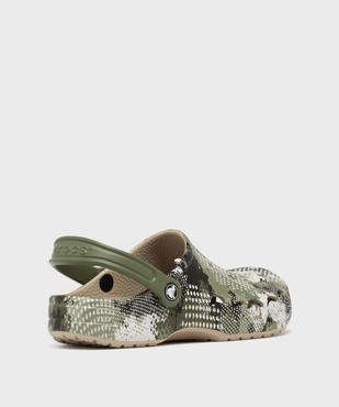 Sabots souples dessus perforé à motif camouflage homme - Crocs vue4 - CROCS - GEMO