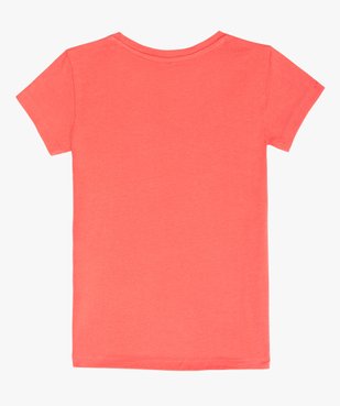 Tee-shirt fille à message pailleté - GEMO x Les Vilaines filles vue3 - VILAINES FILLES - GEMO