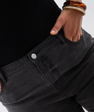 Jean straight en coton stretch femme vue2 - GEMO 4G GT - GEMO