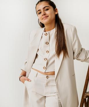 Gilet de costume sans manches fille vue5 - GEMO (JUNIOR) - GEMO