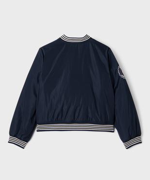 Blouson matelassé esprit bombers fille - Camps United vue4 - CAMPS GEMO FOR GOOD - GEMO
