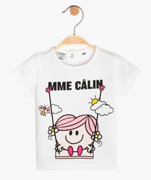 Tee-shirt bébé fille imprimé - Monsieur Madame vue1 - MONSIEUR MADAME - GEMO