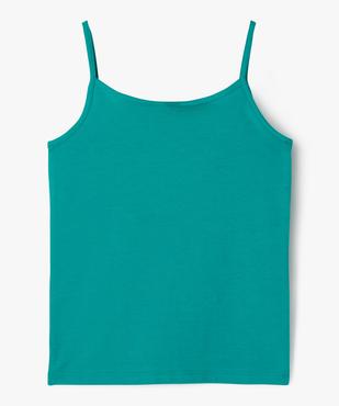Débardeur à fines bretelles fille vue1 - GEMO (ENFANT) - GEMO