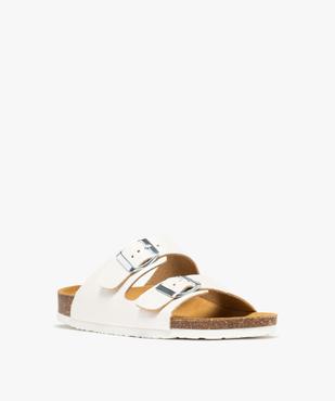 Mules pailletées avec semelle intérieure cuir à reliefs ergonomiques femme vue2 - FOLLOW ME G4G - GEMO