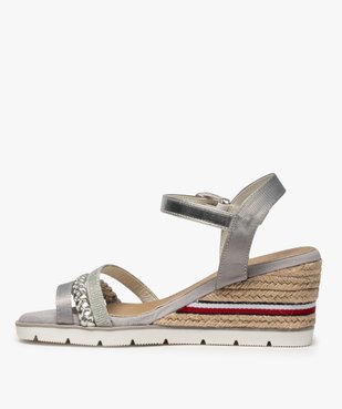 Sandales femme à talon compensé fantaisie - Tom Tailor vue3 - TOM TAILOR - GEMO