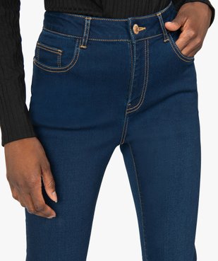 Jean femme slim taille haute brut vue2 - GEMO(FEMME PAP) - GEMO