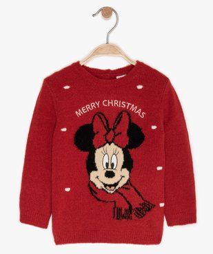 Pull de Noël bébé fille en grosse maille - Disney vue1 - DISNEY DTR - GEMO