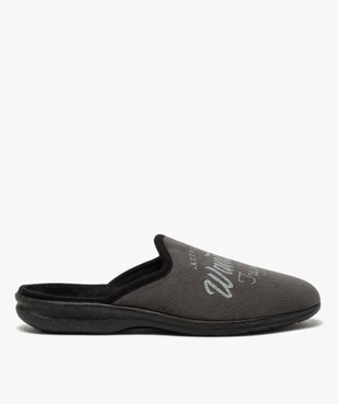 Chaussons homme mules confort en velours ras vue1 - GEMO(HOMWR HOM) - GEMO