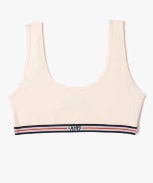 Brassière en coton stretch fille - Camps United vue1 - CAMPS GEMO FOR GOOD - GEMO