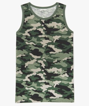 Débardeur garçon en coton motif camouflage vue1 - Nikesneakers (JUNIOR) - Nikesneakers