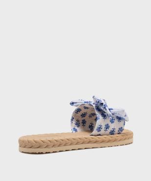 Sandales de plage en textile à motifs fleuris femme - LuluCastagnette vue4 - LULUCASTAGNETTE - GEMO