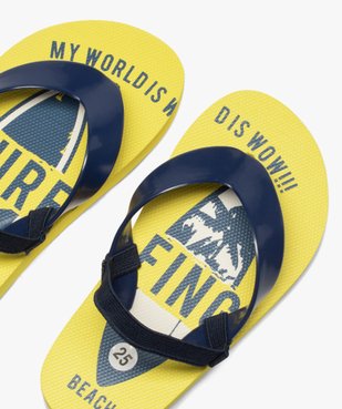 Tongs garçons semelle imprimée surf et bride élastiquée vue3 - GEMO (ENFANT) - GEMO