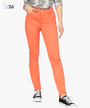 Pantalon femme coupe Slim taille normale - L26 vue1 - GEMO(FEMME PAP) - GEMO