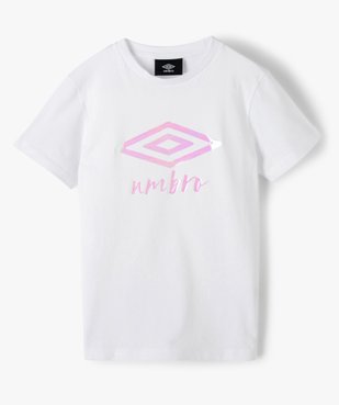 Tee-shirt fille avec large logo brillant - Umbro vue1 - UMBRO - GEMO
