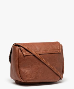 Sac fille forme besace avec rabat vue2 - GEMO (ENFANT) - GEMO
