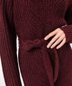 Robe pull en maille pailletée femme vue3 - GEMO(FEMME PAP) - GEMO
