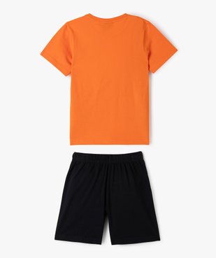 Pyjashort bicolore avec motif manga garçon - Naruto vue3 - NARUTO - GEMO