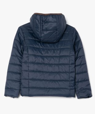 Doudoune fille à capuche avec bord pailleté vue4 - GEMO (ENFANT) - GEMO
