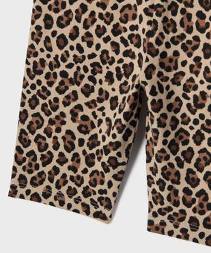 Legging court à motifs tachetés fille vue2 - GEMO (ENFANT) - GEMO
