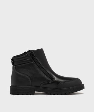 Boots fourrés avec fermeture double zip garçon - Buggy vue1 - BUGGY - GEMO
