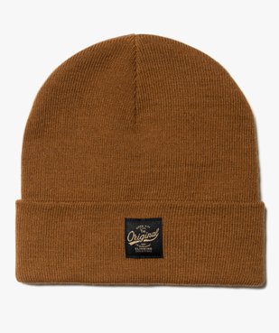 Bonnet homme uni contenant du polyester recyclé vue1 - GEMO 4G HOMME - GEMO