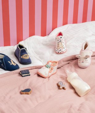Chaussons bébé garçon bottillons à zip petit renard vue7 - GEMO 4G BEBE - GEMO