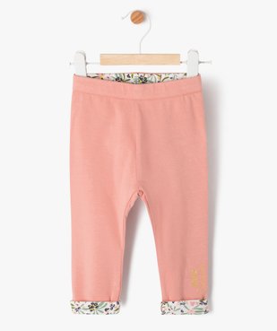 Legging réversible bébé fille - LuluCastagnette vue1 - LULU G4G - GEMO