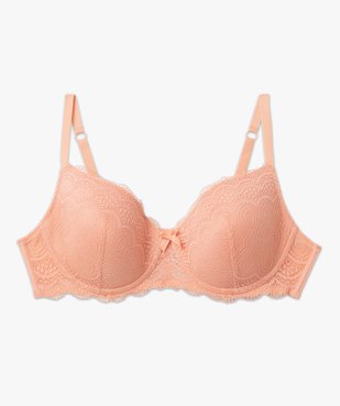 Soutien-gorge grande taille à armatures et coques fines vue4 - GEMO(HOMWR FEM) - GEMO