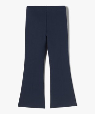 Pantalon en maille coupe flare fille vue3 - GEMO 4G FILLE - GEMO