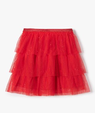 Jupe fille à volants en tulle pailleté vue4 - GEMO (ENFANT) - GEMO