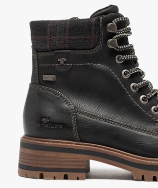 Boots femme à semelle crantée – Tom Tailor vue6 - TOM TAILOR - GEMO