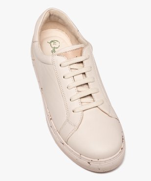 Baskets femme unies dessus et intérieur cuir - Organicraft vue5 - ORGANICRAFT - GEMO