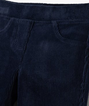 Leggings bébé fille en velours côtelé vue2 - GEMO(BEBE DEBT) - GEMO