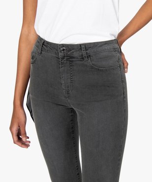 Jean femme coupe Slim taille haute vue2 - GEMO 4G FEMME - GEMO