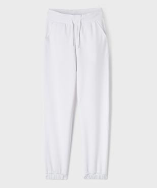 Pantalon de jogging avec intérieur molletonné fille vue1 - GEMO 4G FILLE - GEMO