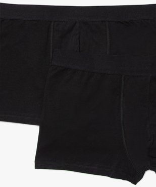 Boxer homme grande taille uni en coton biologique (lot de 2) vue2 - GEMO 4G HOMME - GEMO