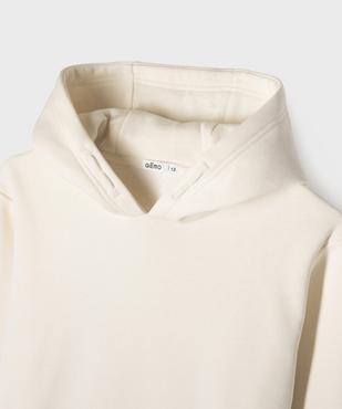 Sweat à capuche imprimé intérieur molletonné garçon vue3 - GEMO (JUNIOR) - GEMO