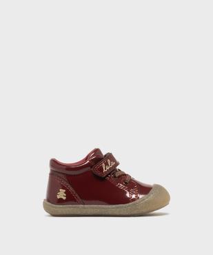 Chaussures premiers pas vernies faciles à enfiler bébé fille - LuluCastagnette vue1 - LULUCASTAGNETTE - GEMO