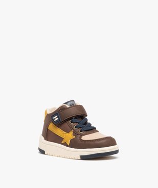 Baskets bébé garçon mid-cut à semelle épaisse - Hobiz vue2 - HOBIZ - GEMO