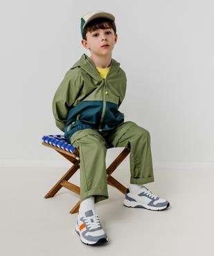 Blouson à capuche imperméable à zip magnétique garçon vue7 - GEMO 4G GARCON - GEMO