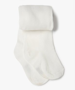 Collant bébé fille uni vue1 - GEMO 4G BEBE - GEMO