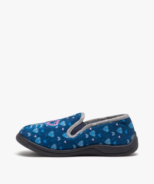 Chaussons fille pantoufles imprimées love - Beppi vue3 - BEPPI - GEMO