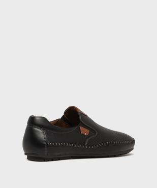 Mocassins slip-on avec semelle intérieure cuir homme - Urban Steps vue5 - URBAN STEPS - GEMO