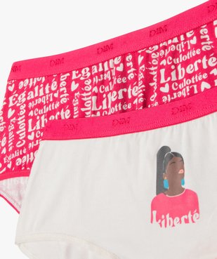 Shorty en coton stretch imprimé femme - Les Pockets de DIM (lot de 5) vue2 - DIM - GEMO